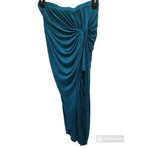 Rue 21 Asymmetrical Twist Ruched Skirt size M